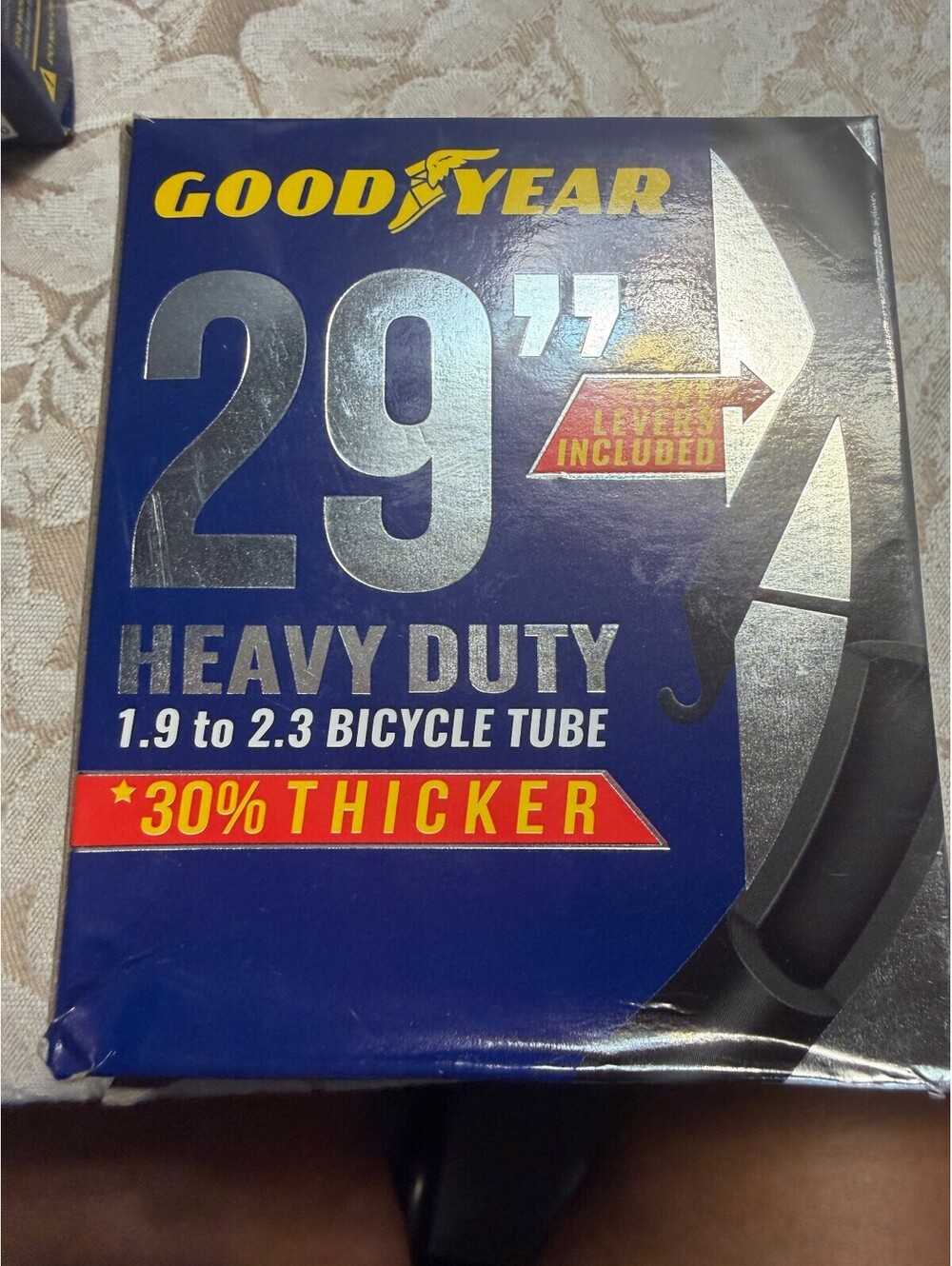 INNER TUBE Goodyear 29" Heavy Duty Bicycle Tube 1.9 to 2.3 with Levers Included